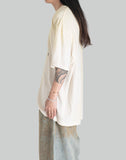 LOGO OVERSIZED BLEACHED T-SHIRT - 082plus