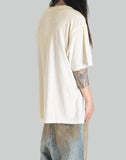 LOGO OVERSIZED BLEACHED T-SHIRT - 082plus