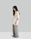 LOGO OVERSIZED BLEACHED T-SHIRT - 082plus