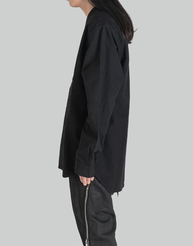 Rick Owens Drkshdw - LS LARRY JUMBO FOGPOCKET SHIRT - 082plus