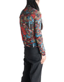 LU'UDAN - MASKED MESH TOP - 082plus
