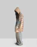 MUD-DYED DISTRESSED JEANS