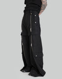 MULTI-ZIP FRONT TROUSER