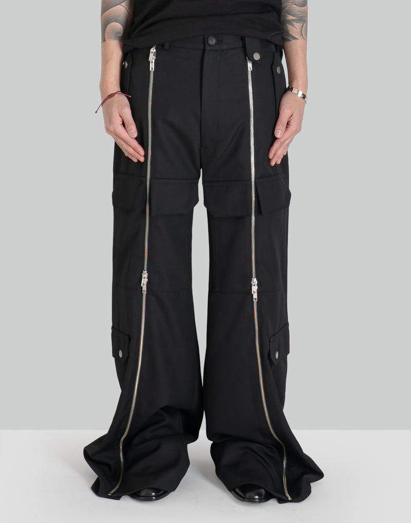 EgonLab - MULTI-ZIP FRONT TROUSER - 082plus