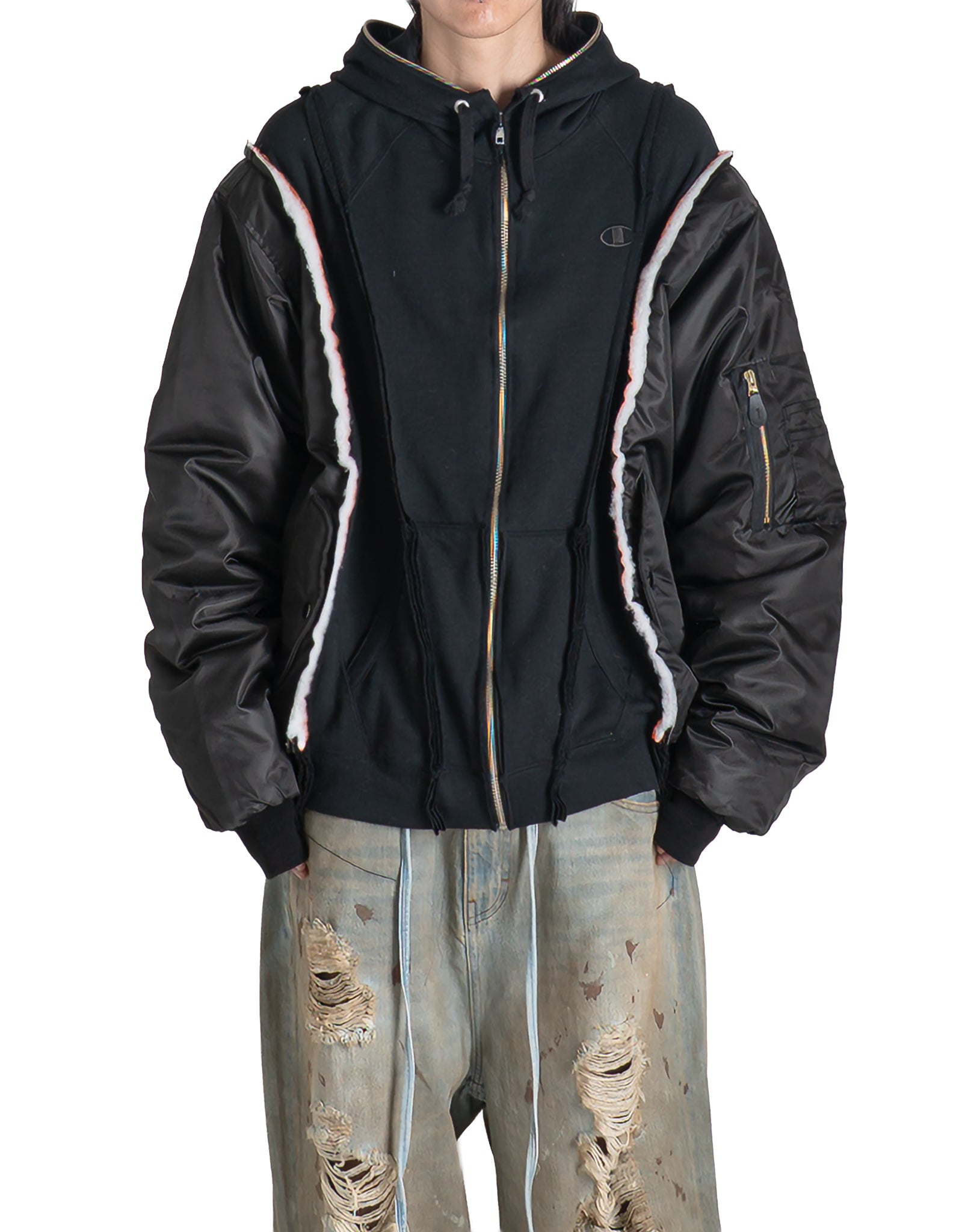 DISCOVERED - Ma-1 Sleeve Sweat - 082plus