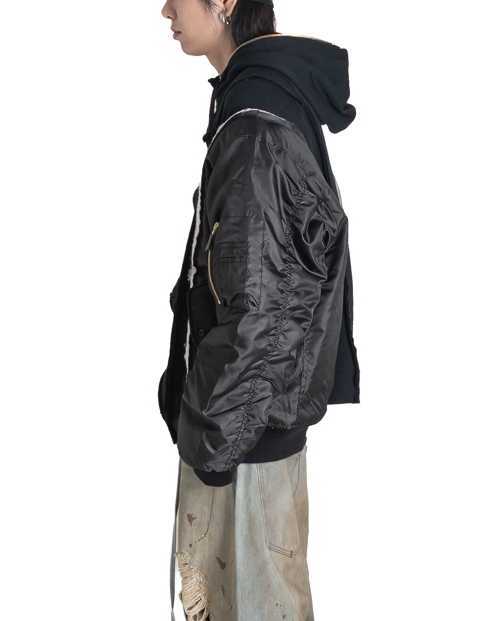 DISCOVERED - Ma-1 Sleeve Sweat - 082plus
