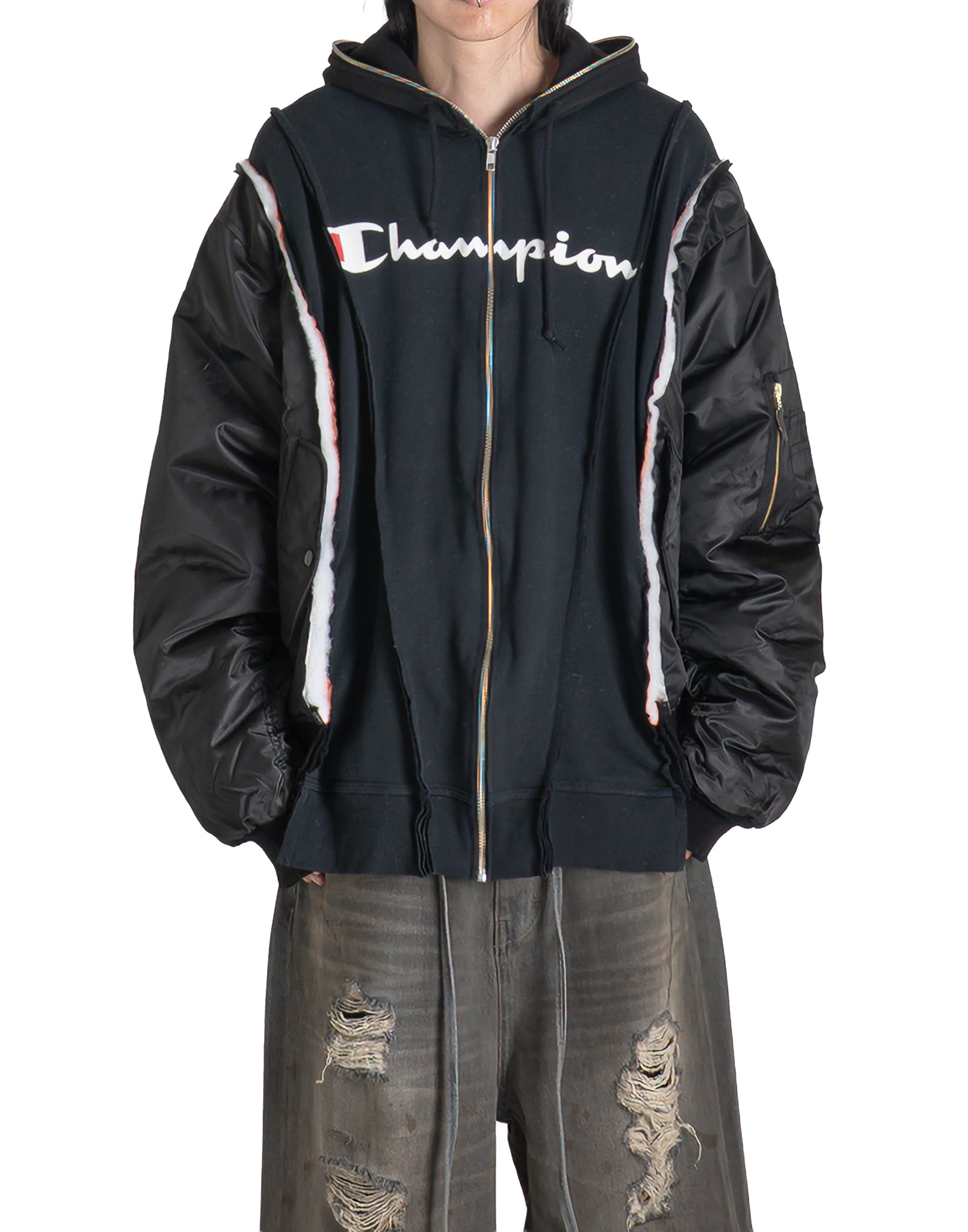 DISCOVERED - Ma-1 Sleeve Sweat - 082plus