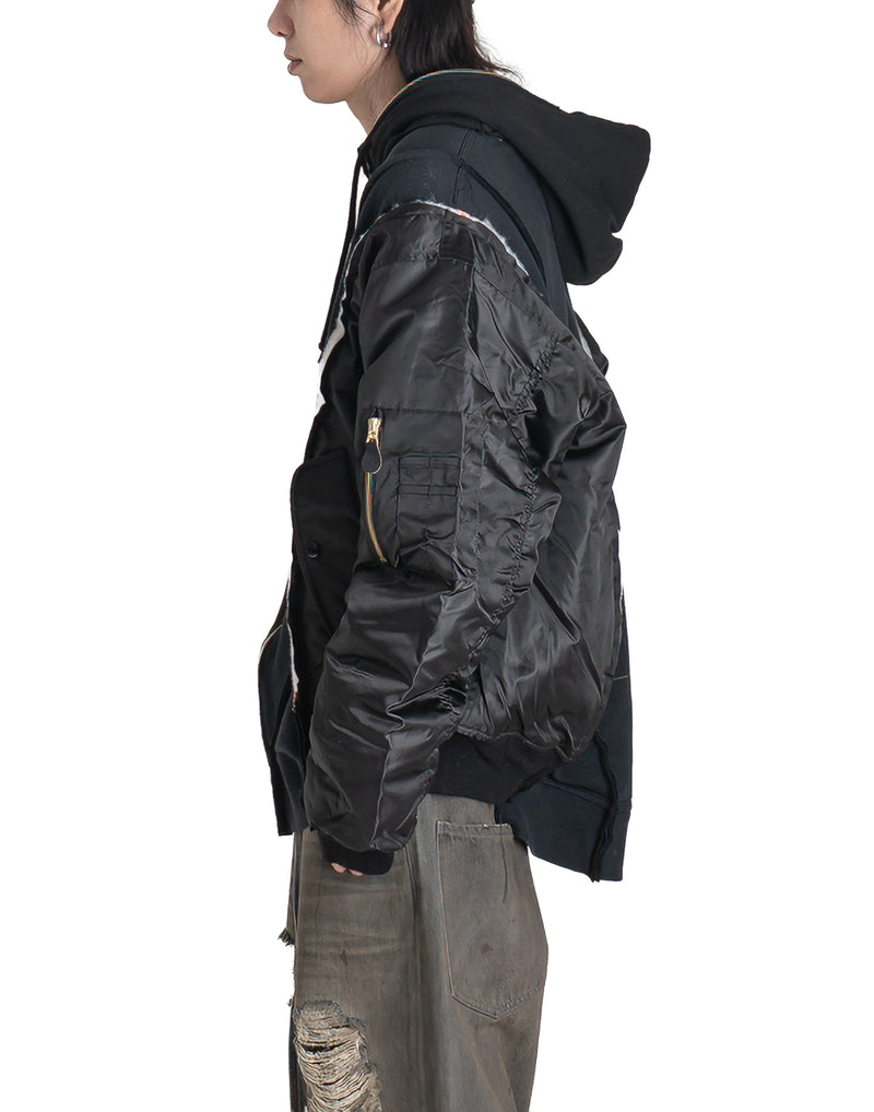 DISCOVERED - Ma-1 Sleeve Sweat - 082plus