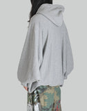 “NALAMDA” PRINT BOXY HOODIE
