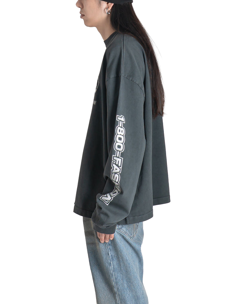 Willy Chavarria - OS CHAVARRIA LICENSED DESIGNS LS BUFFALO TEE - 082plus