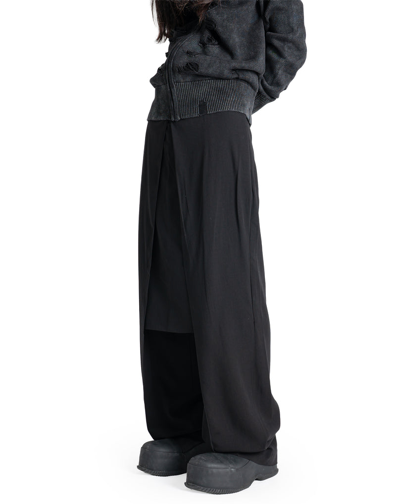 AVAVAV - OVERLAP SKIRT SUIT TROUSER - 082plus