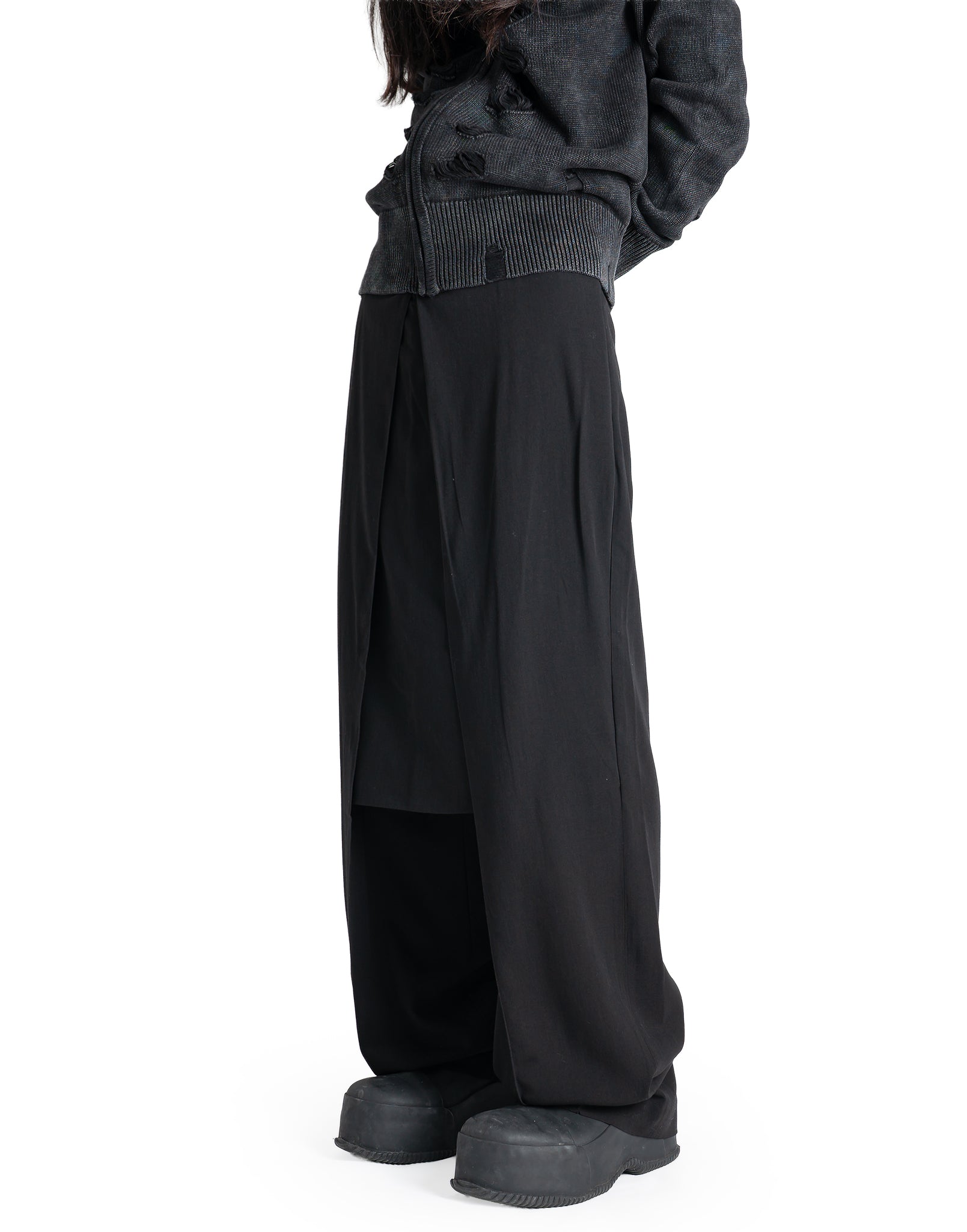 AVAVAV - OVERLAP SKIRT SUIT TROUSER - 082plus