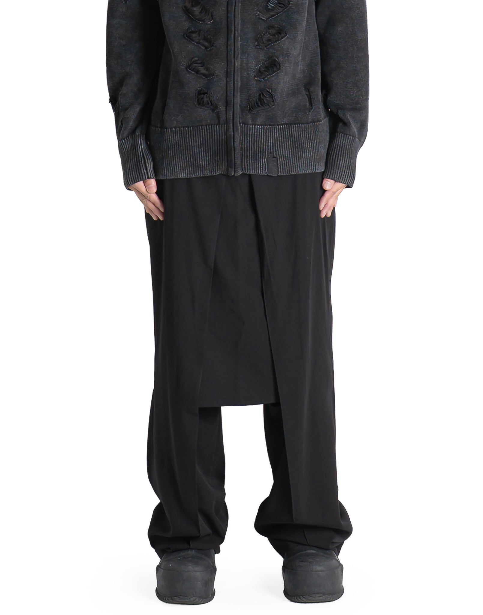 AVAVAV - OVERLAP SKIRT SUIT TROUSER - 082plus