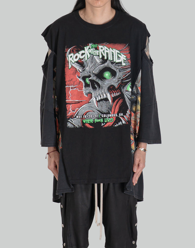 Open Shoulder Band Tee