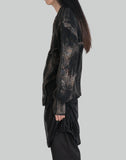 PAINTED CORSET KNIT CARDIGAN - 082plus