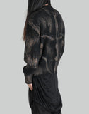 PAINTED CORSET KNIT CARDIGAN - 082plus