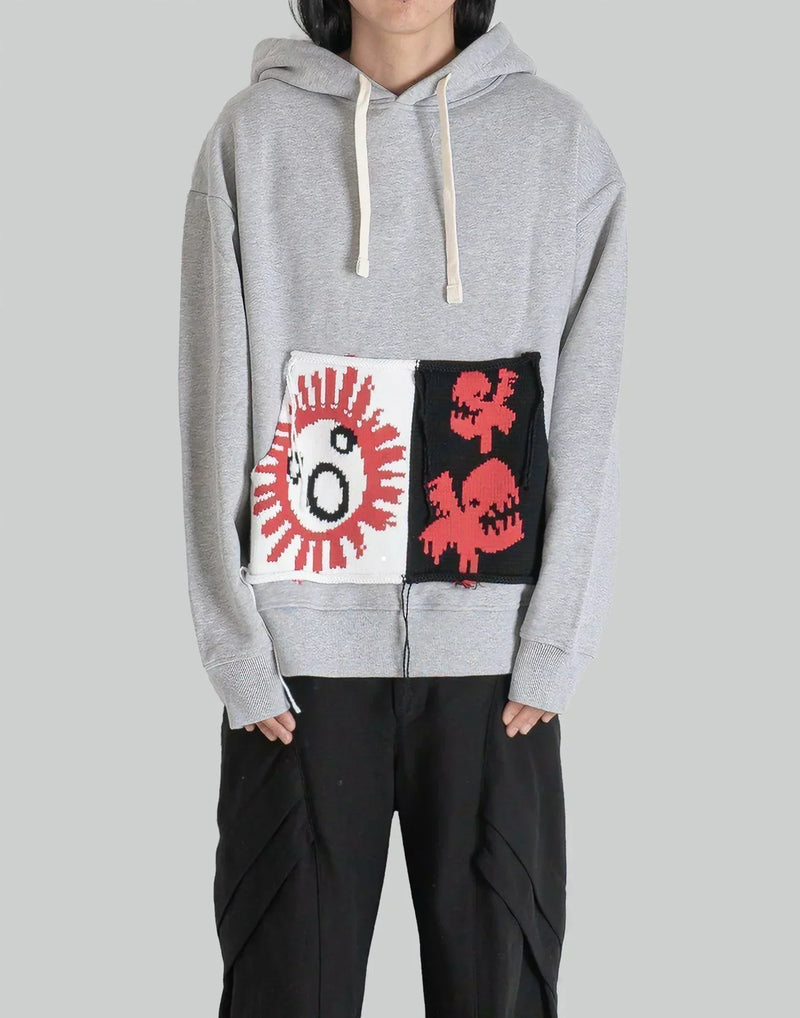 Charles Jeffrey LOVERBOY - PATCH RABBIT EARS HOODY - 082plus