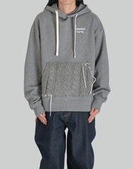 l*l様 CHARLESJEFFREYLOVERBOYChunkyRabbitB Buy Charles Jeffrey Loverboy Patch Rabbit Ears Hoodie 'Grey