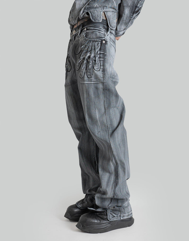 JUNTAE KIM - PETAL GLOVES TROUSERS - 082plus