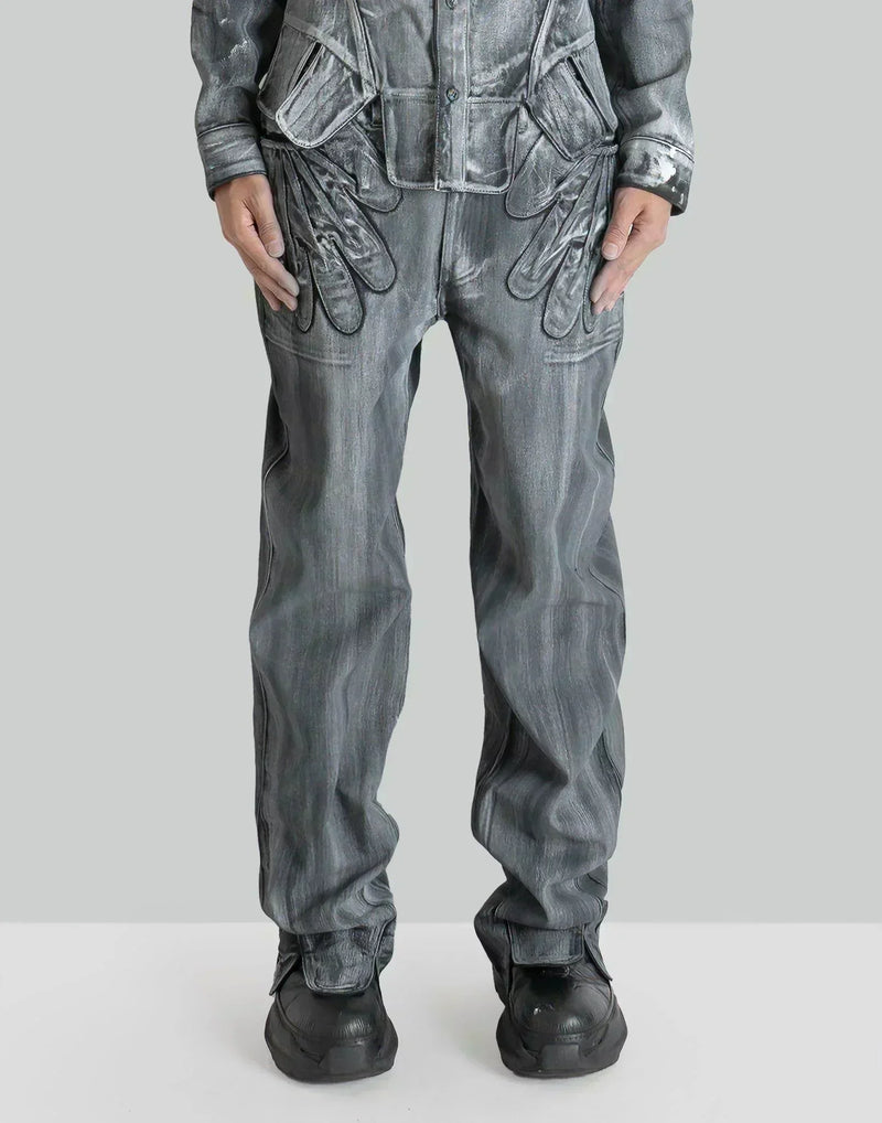 JUNTAE KIM - PETAL GLOVES TROUSERS - 082plus