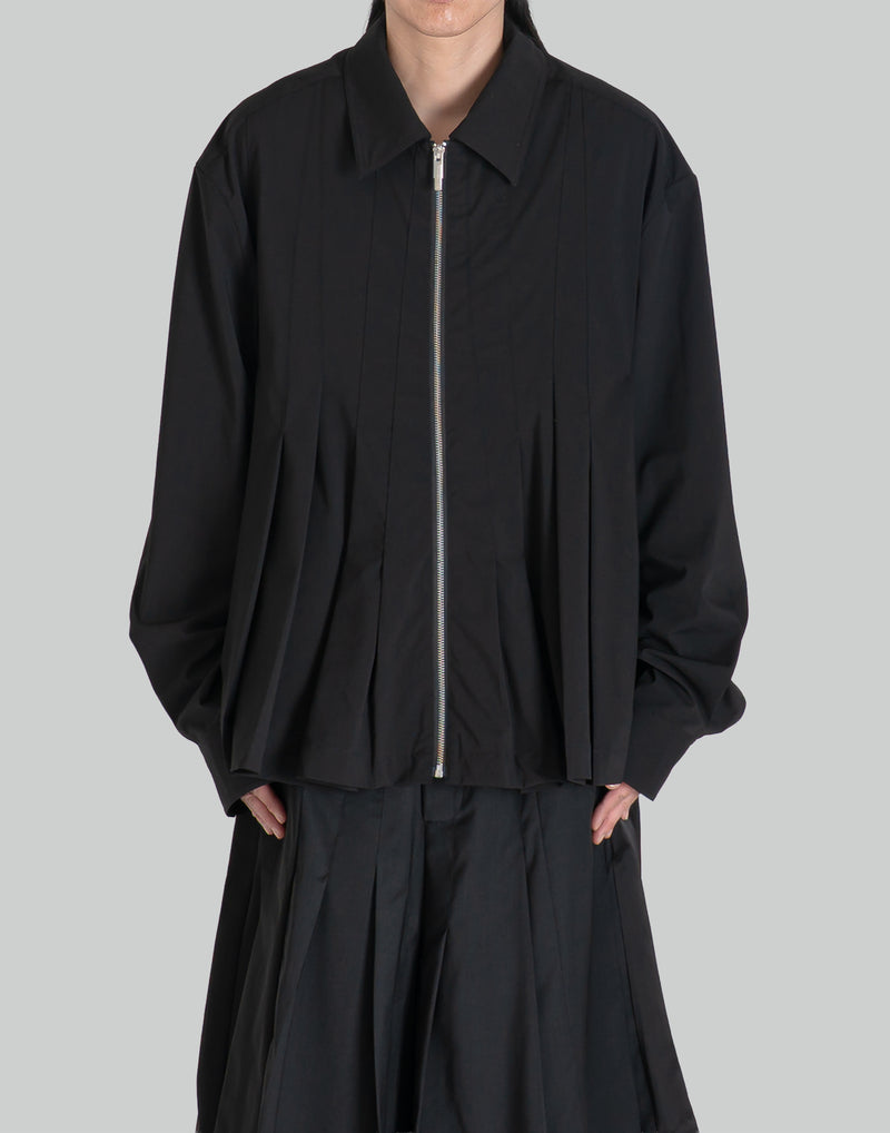 FENG CHEN WANG - PLEATED SHIRT JACKET - 082plus