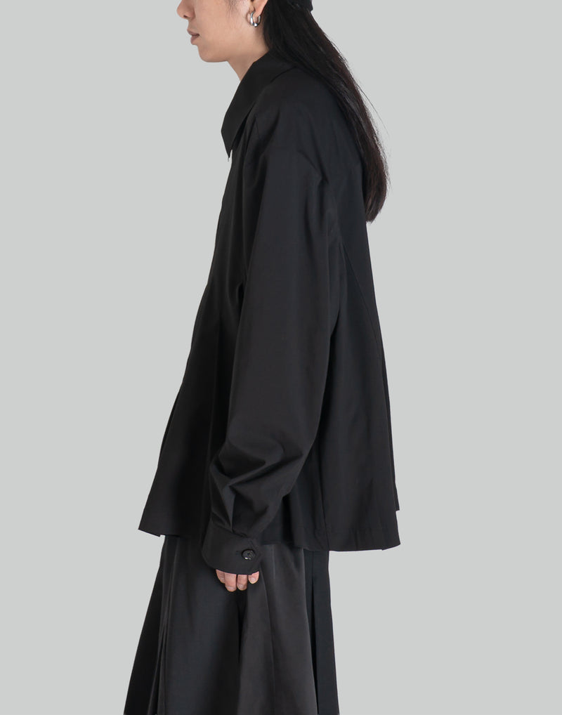 FENG CHEN WANG - PLEATED SHIRT JACKET - 082plus