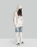 PORTS STAINED POP-UP HOODIE - 082plus