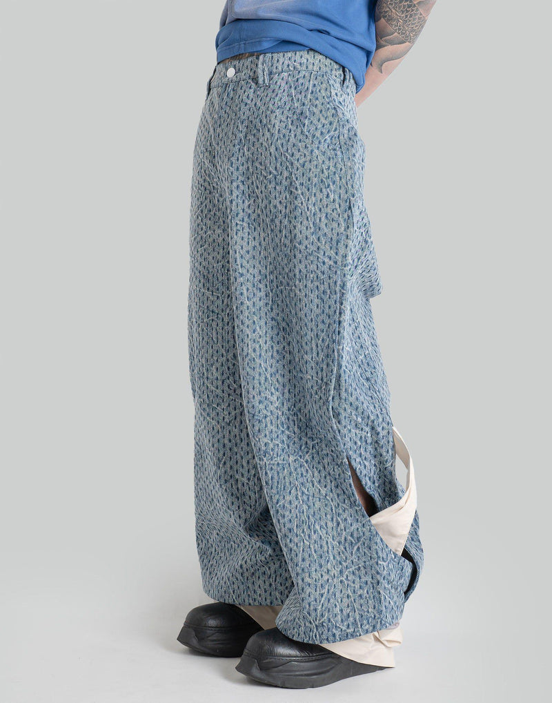 NAMESAKE - PRINCE CRINKLE WASH TRACK JEANS - 082plus