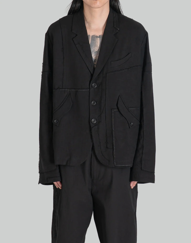 professor.E - Patchwork Blazer - 082plus