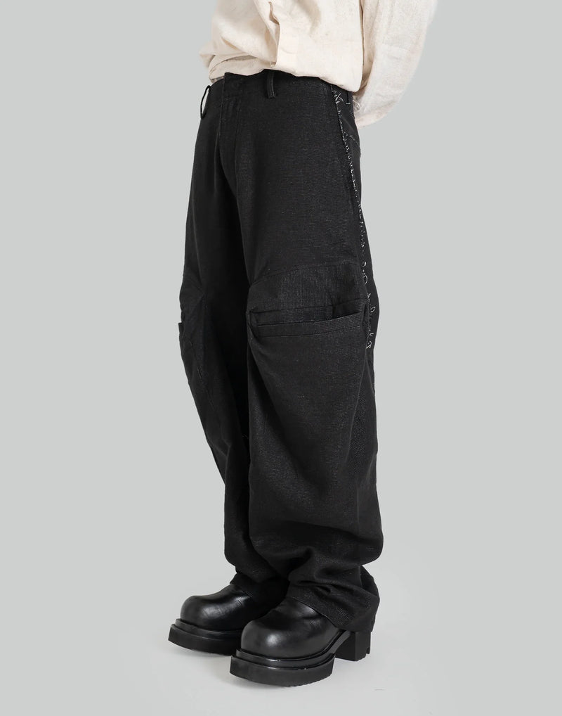 JiyongKim - RAW EDGED 3D POCKET TROUSERS - 082plus