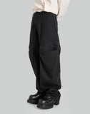 RAW EDGED 3D POCKET TROUSERS