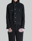 RAW EDGES DENIM JACKET - 082plus