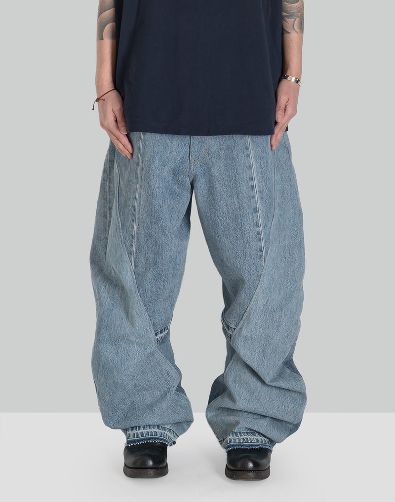 JiyongKim - RE-WORKED DENIM PANTS - 082plus