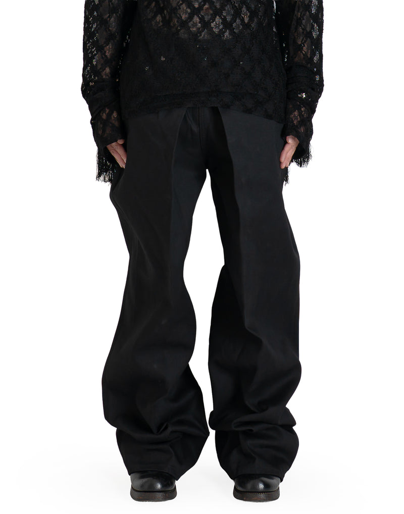 RIGID DENIM WIDE PANTS