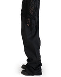 RIGID DENIM WIDE PANTS