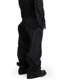 RIGID DENIM WIDE PANTS