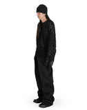 RIGID DENIM WIDE PANTS