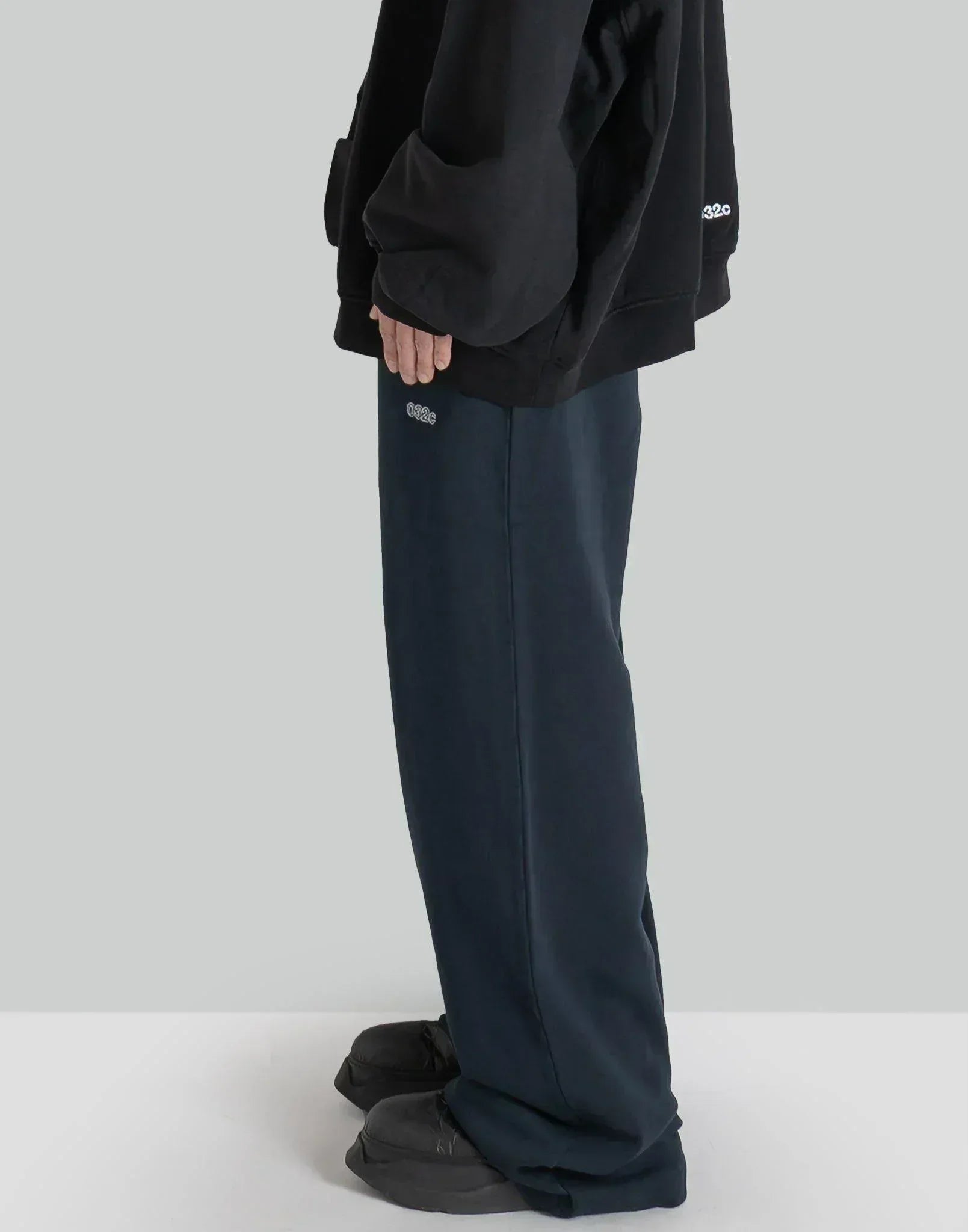 【032C】\"ROZSA VICTORIA\" STRAIGHT CUT SWEATPANTS DARK BLUE RÓZSA VICTORIA