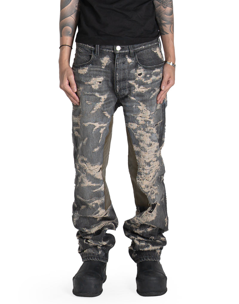 Matthew M. Williams - RIP & REPAIR WASHED BLACK JEAN - 082plus