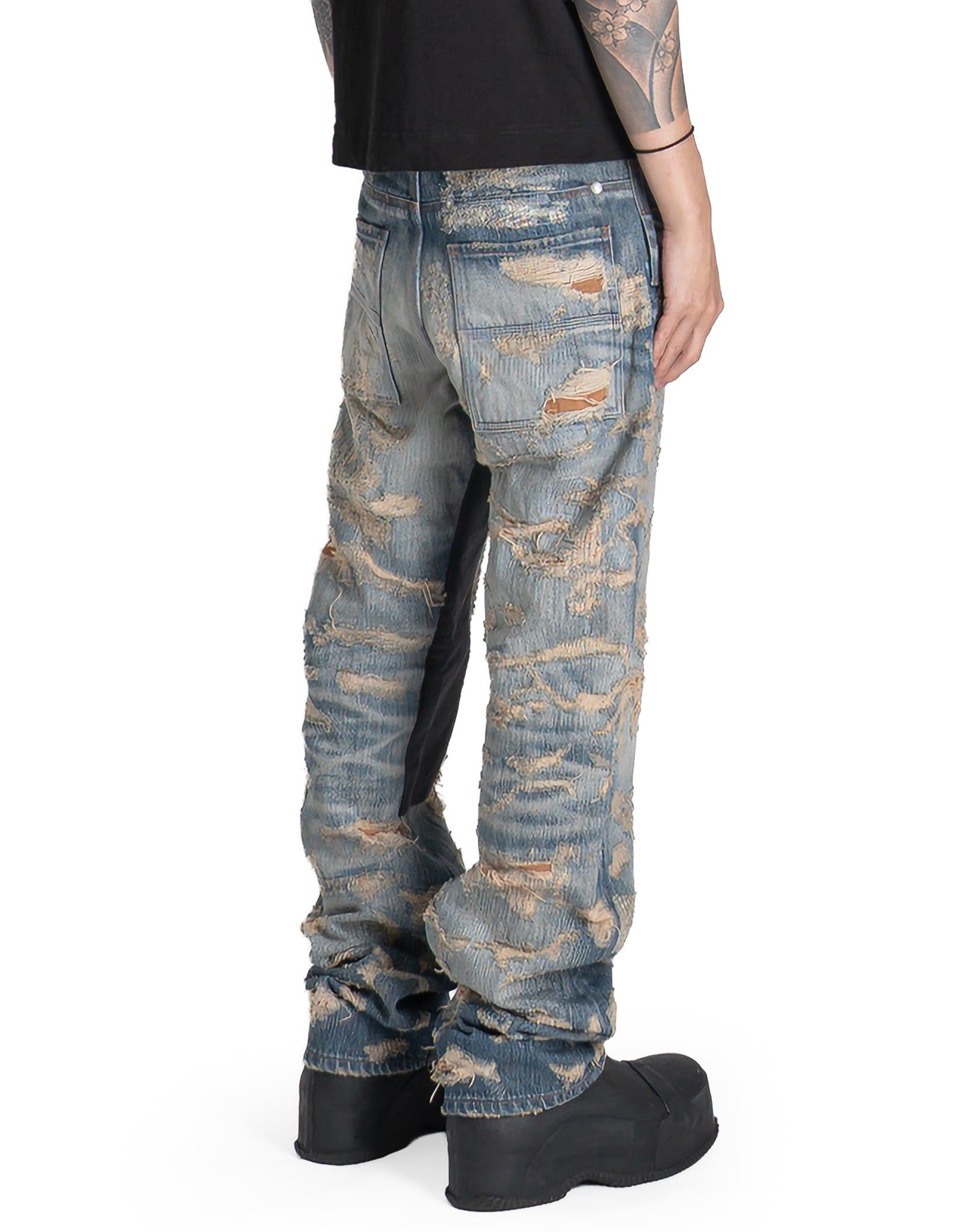 Matthew M. Williams - RIP & REPAIR WASHED BLUE JEAN - 082plus