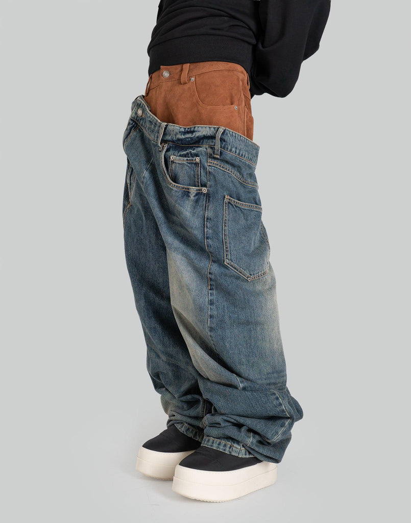 Juun.J Diagonal Layered Pants – 082plus