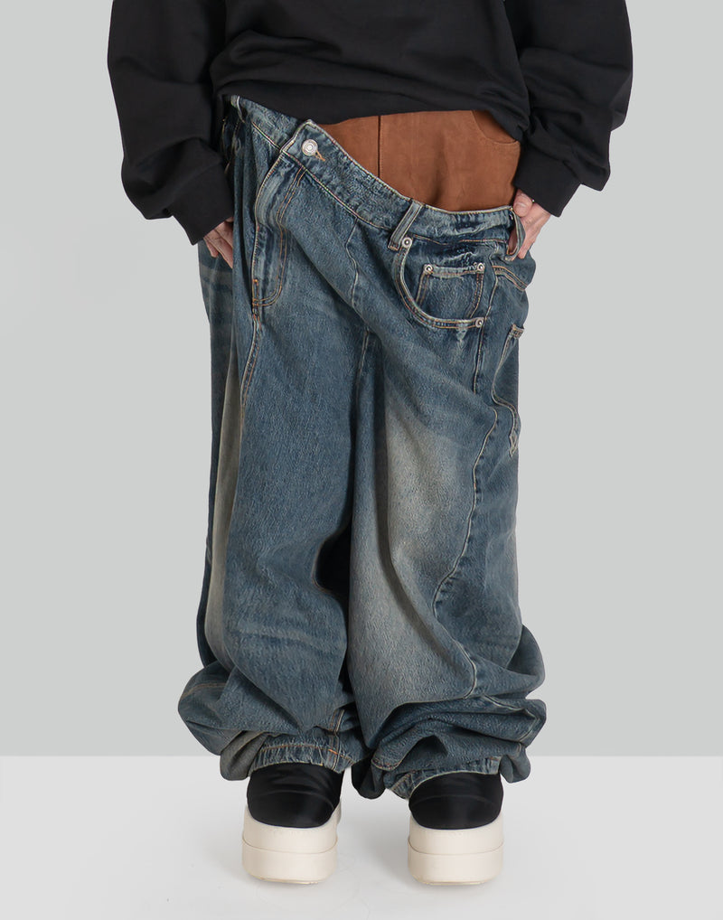 [Runway] Diagonal Layered Pants