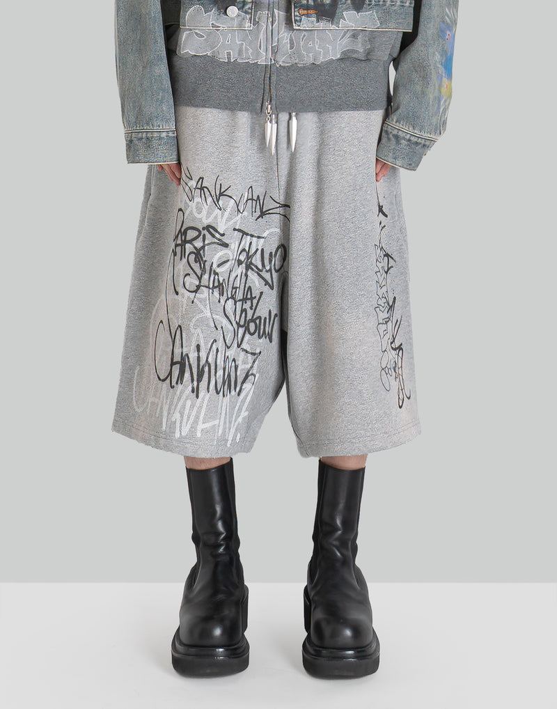 GRAPHIC PRINT UNISEX SHORTS