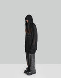 'SELFIE'' TRANSLUCENT HOODED KNIT