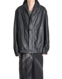 JiyongKim - x LANSMERE SHAWL-COLLAR LEATHER BOMBER - 082plus