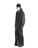 JiyongKim - x LANSMERE SHAWL-COLLAR LEATHER BOMBER - 082plus