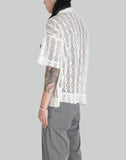 AVAVAV - SHORT SLEEVE PRINTED CROCHET SHIRT - 082plus