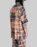 SHORT SLEEVE SHIRT IN DECAYED CHECK