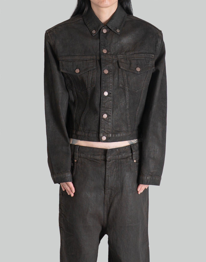 SHRUNKEN-DENIM-JAKET-MUD-