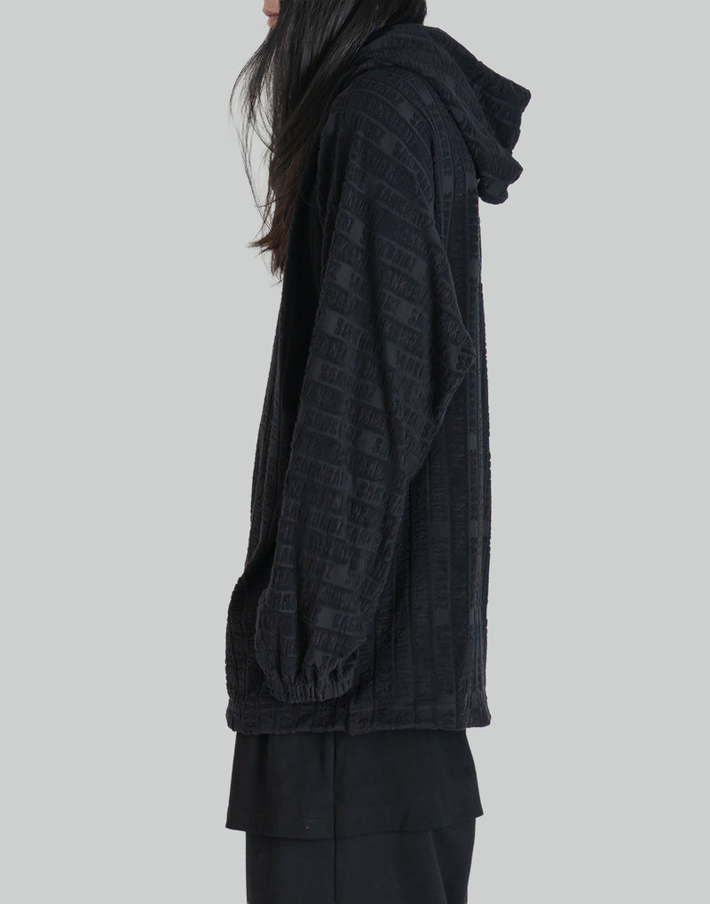 3D LETTER PRINT HOODIE